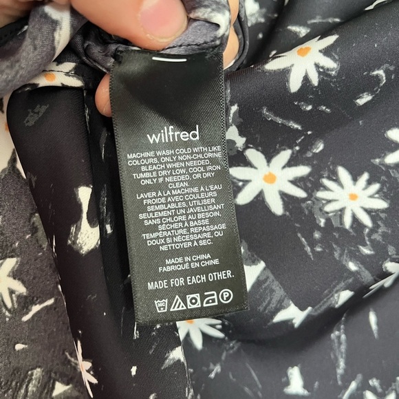 ARITZIA Wilfred Daisy Black Tank Top XS - Picture 6 of 6